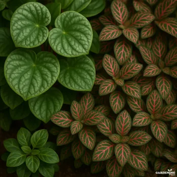 Fittonia 6 Combo and peperomia 6 Combo (Each different Plants)