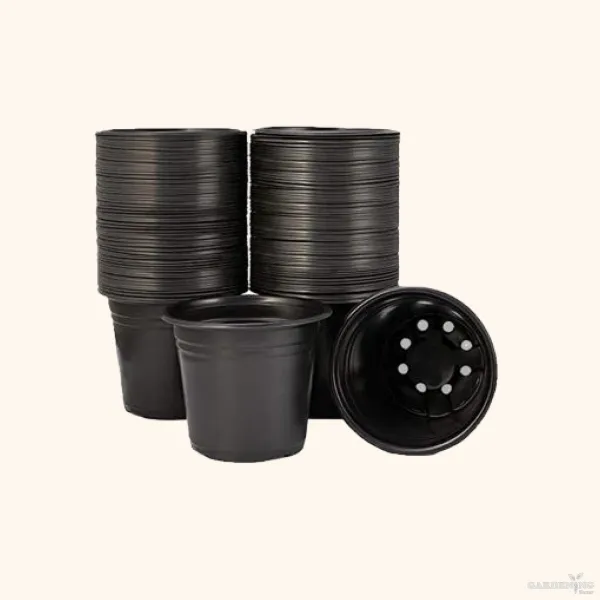 Black Thermoform Pot 7 inch (Set of 20)