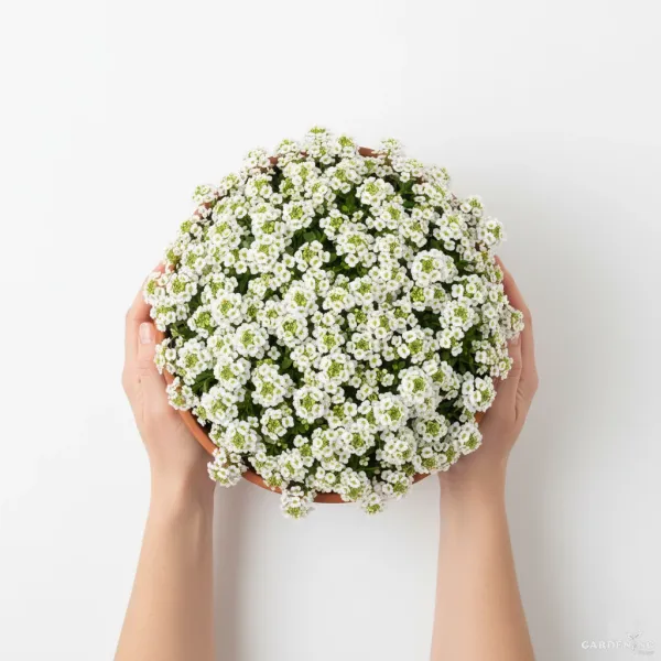 Alyssum Clear Crystals White Qty(10)